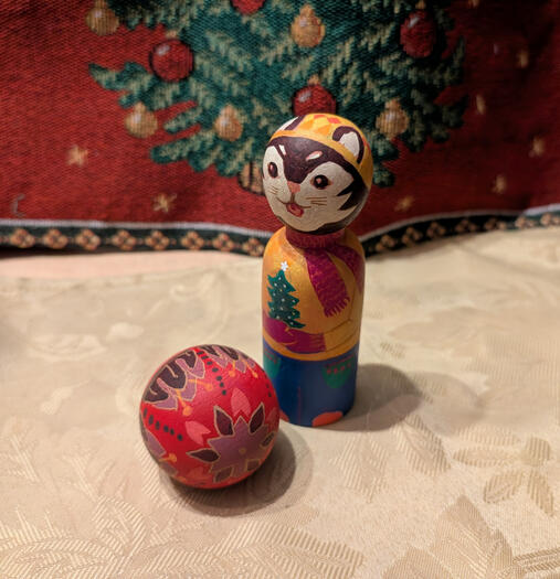 Thomas the Christmas cat